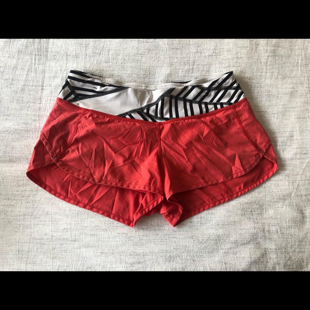 Lululemon run speed up shorts.